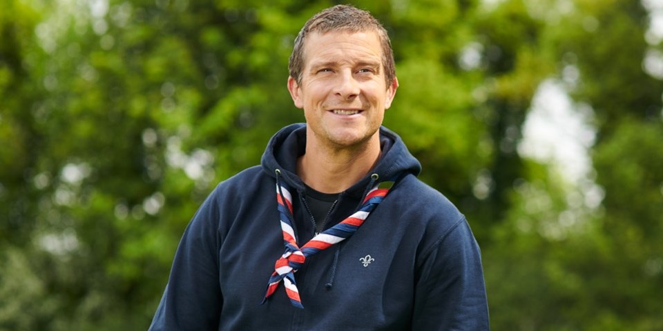 Bear Grylls, the Chief Scout