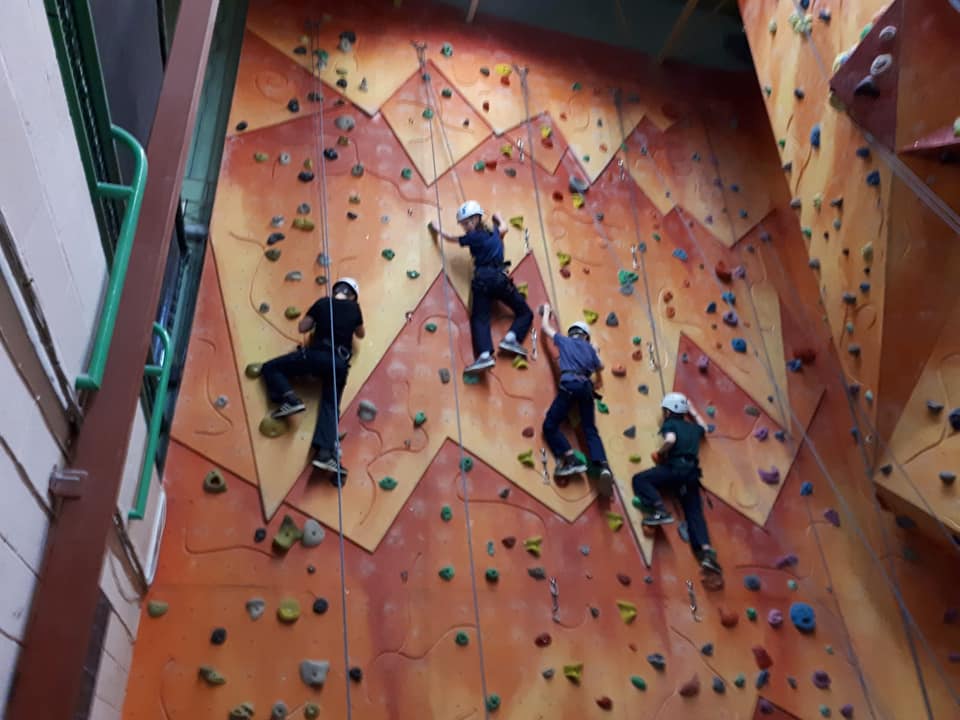 Youth climbing