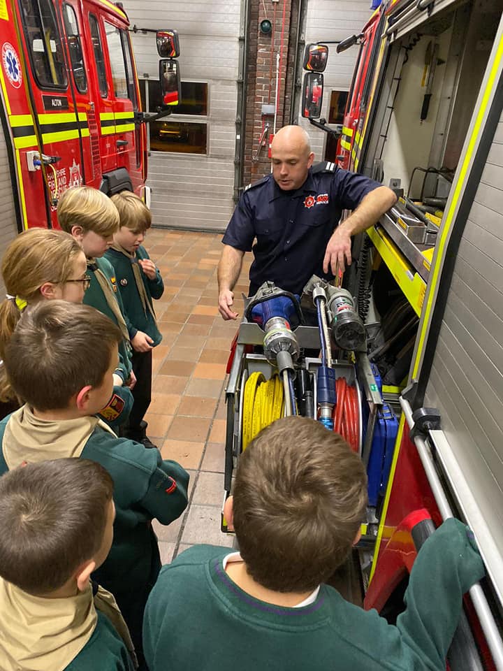 Fire station visit